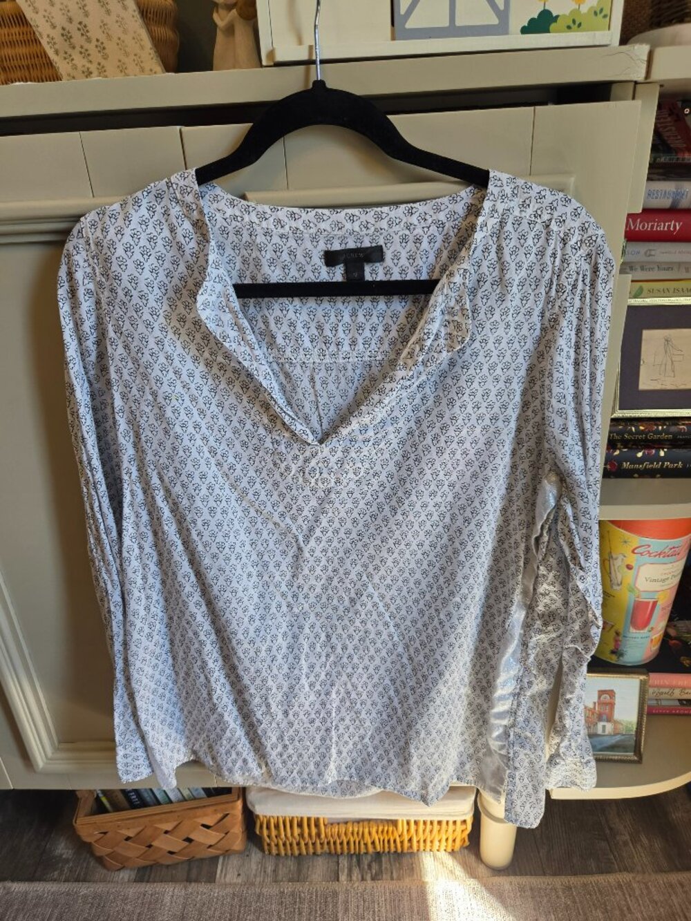 J Crew Block Print Tunic - Size 12